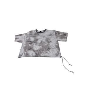 Nike Shirt Womens XL Gray Mesh Pinwheel Logo Athletic Workout Gym Top